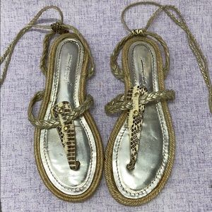 Jimmy Choo Tied Gladiator Sandals 38